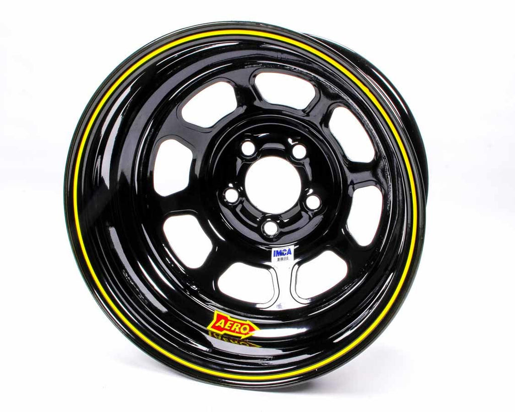 AERO RACE WHEELS 52-184710 - 15x8 1in 4.75 Black  image