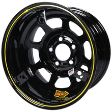 Load image into Gallery viewer, AERO RACE WHEELS 52-184720T3 - 15x8 2in 4.75 Black w/ 3 Tabs for Mudcover image
