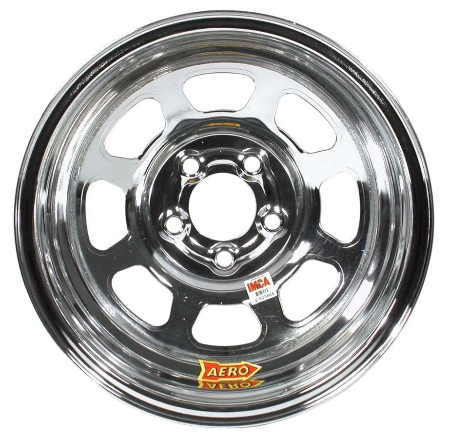 AERO RACE WHEELS 52-284720 - 15X8 2in 4.75 Chrome  image