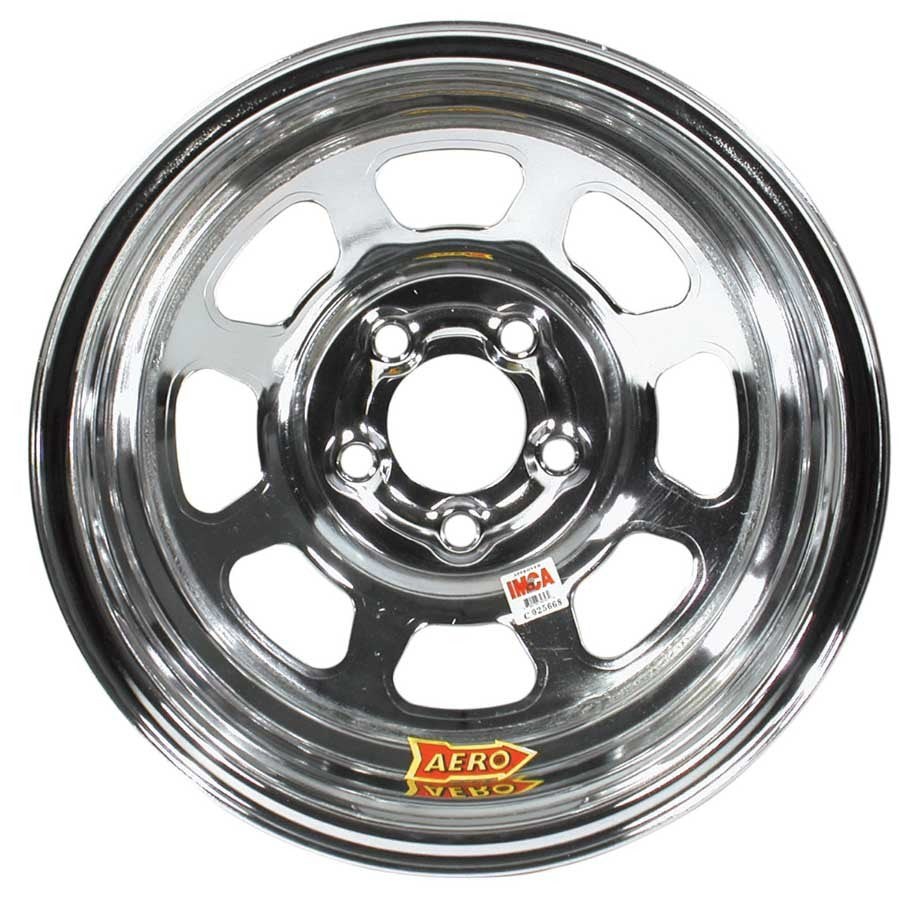 AERO RACE WHEELS 52-284730 - 15X8 3in 4.75 Chrome  image