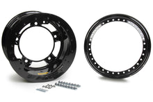 Load image into Gallery viewer, AERO RACE WHEELS 53-100520B - 15X10 2in Wide 5 Black Beadlock image