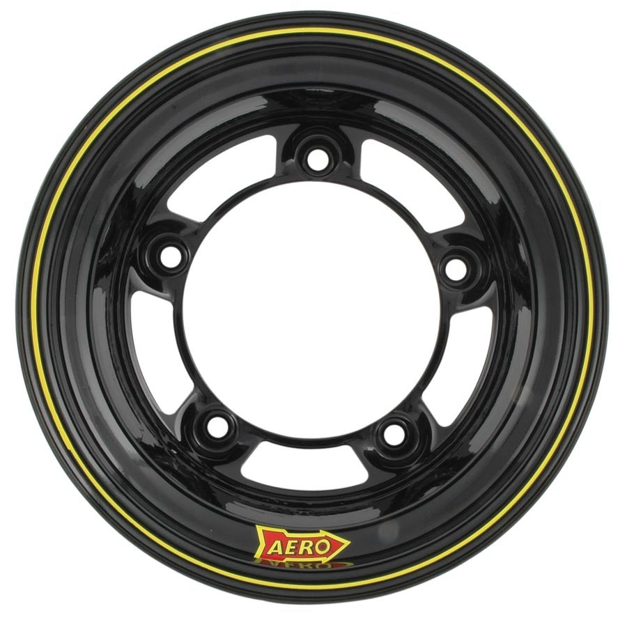 AERO RACE WHEELS 58-100540 - 15x10 4in Wide 5 Black  image