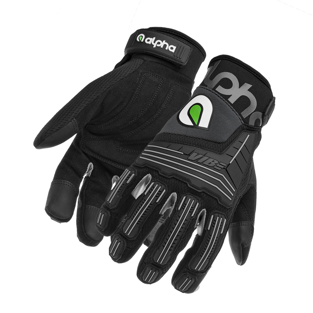 ALPHA GLOVES AG03-01-M - VIBE Impact Black Medium image