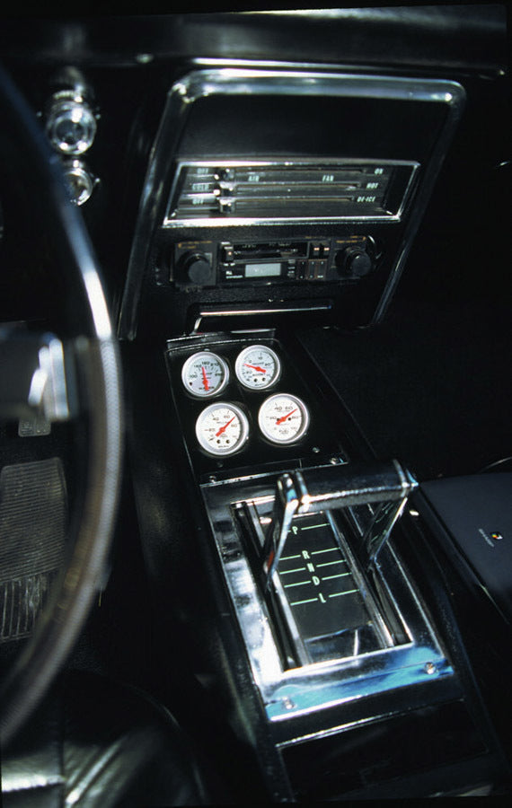 AUTOMETER 10002 - 2-1/16 4 Gauge Console Pod - 68-69 Camaro image