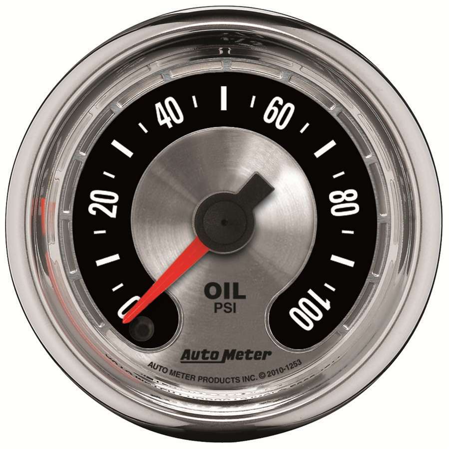 AUTOMETER 1253 - 2-1/16 A/M Oil Pressure Gauge 0-100psi image