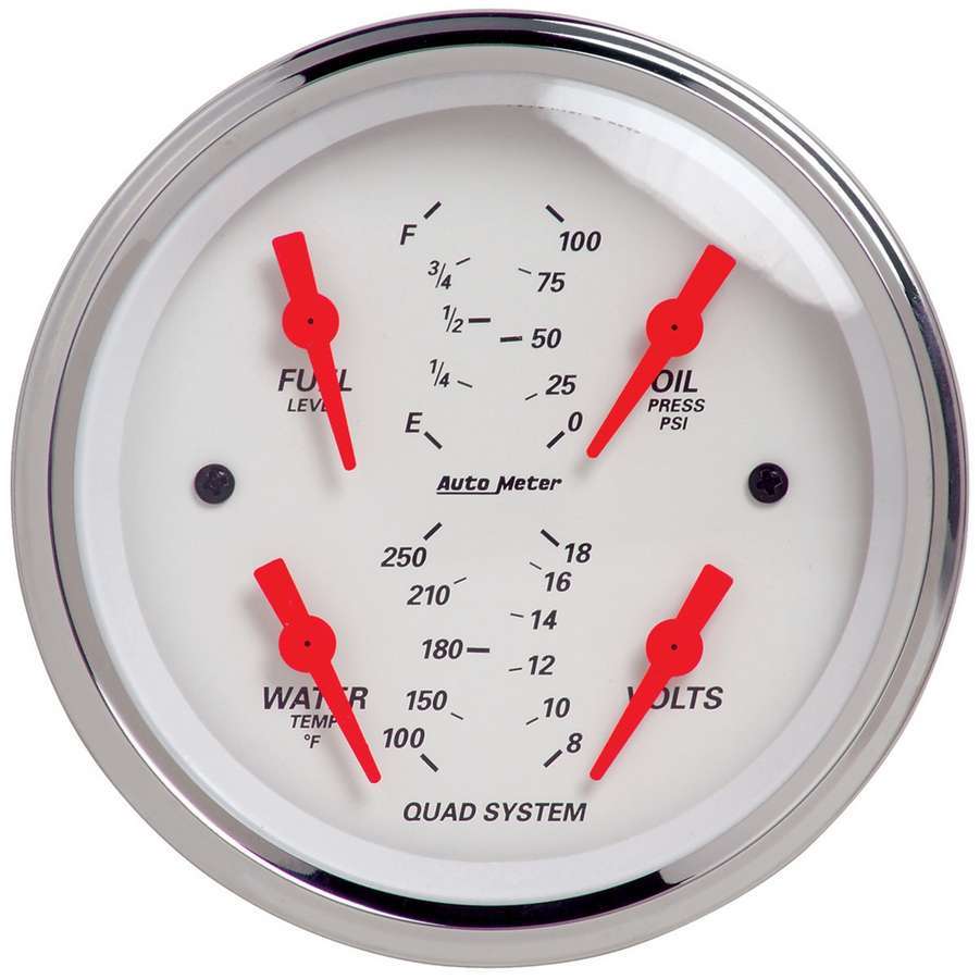 AUTOMETER 1312 - 3-3/8in A/W Quad Gauge  image