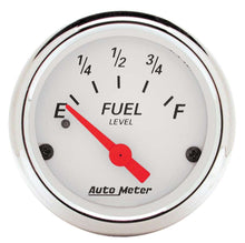 Load image into Gallery viewer, AUTOMETER 1317 - White Fuel Level Gauge  image