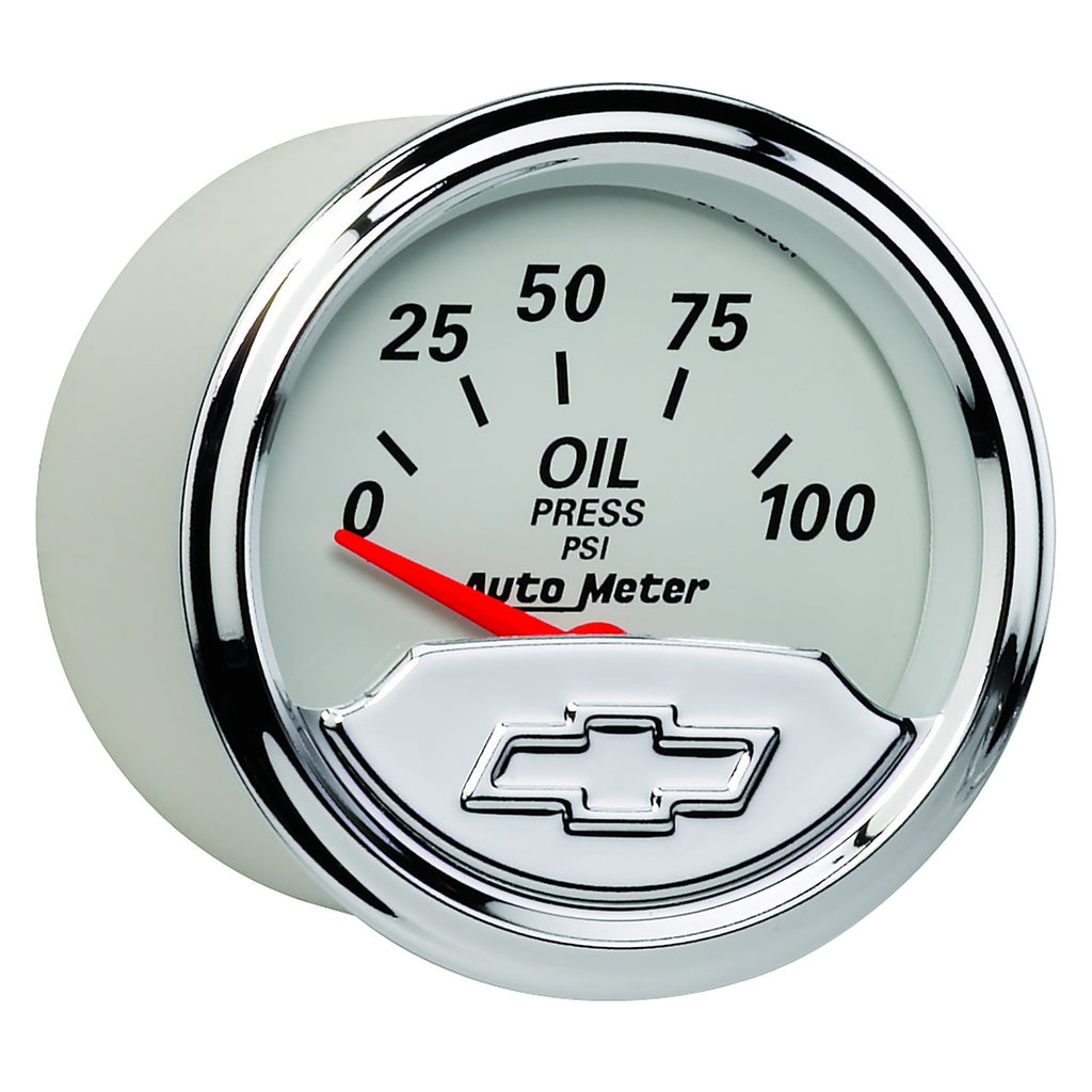 AUTOMETER 1327-00408 - 2-1/16 Gauge Oil Press 100psi Chevrolet image