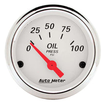 Load image into Gallery viewer, AUTOMETER 1327 - White Oil Pressure 0-100  image