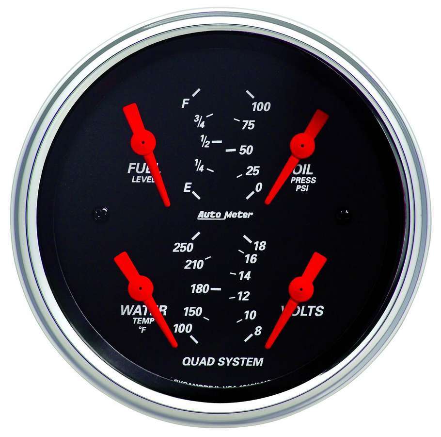 AUTOMETER 1412 - 3-3/8in Quad Gauge  image