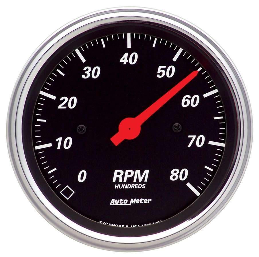 AUTOMETER 1490 - 3-3/8in D/B Street Rod Tach image