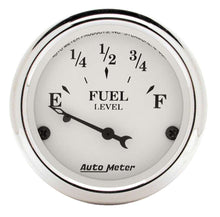 Load image into Gallery viewer, AUTOMETER 1605 - Old Tyme White 2 1/16in Fuel Gauge Ford image