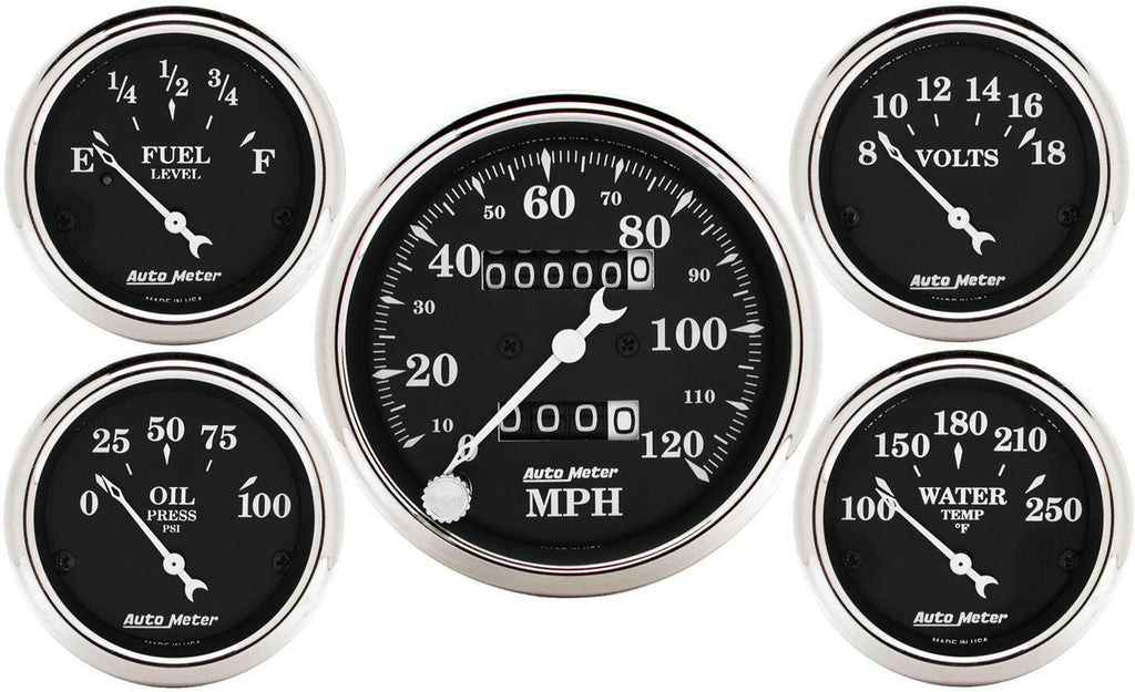 AUTOMETER 1708 - O/T/B 5-Piece Gauge Kit  image