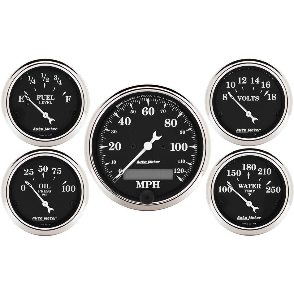 AUTOMETER 1709 - O/T/B 5-Piece Gauge Kit  image