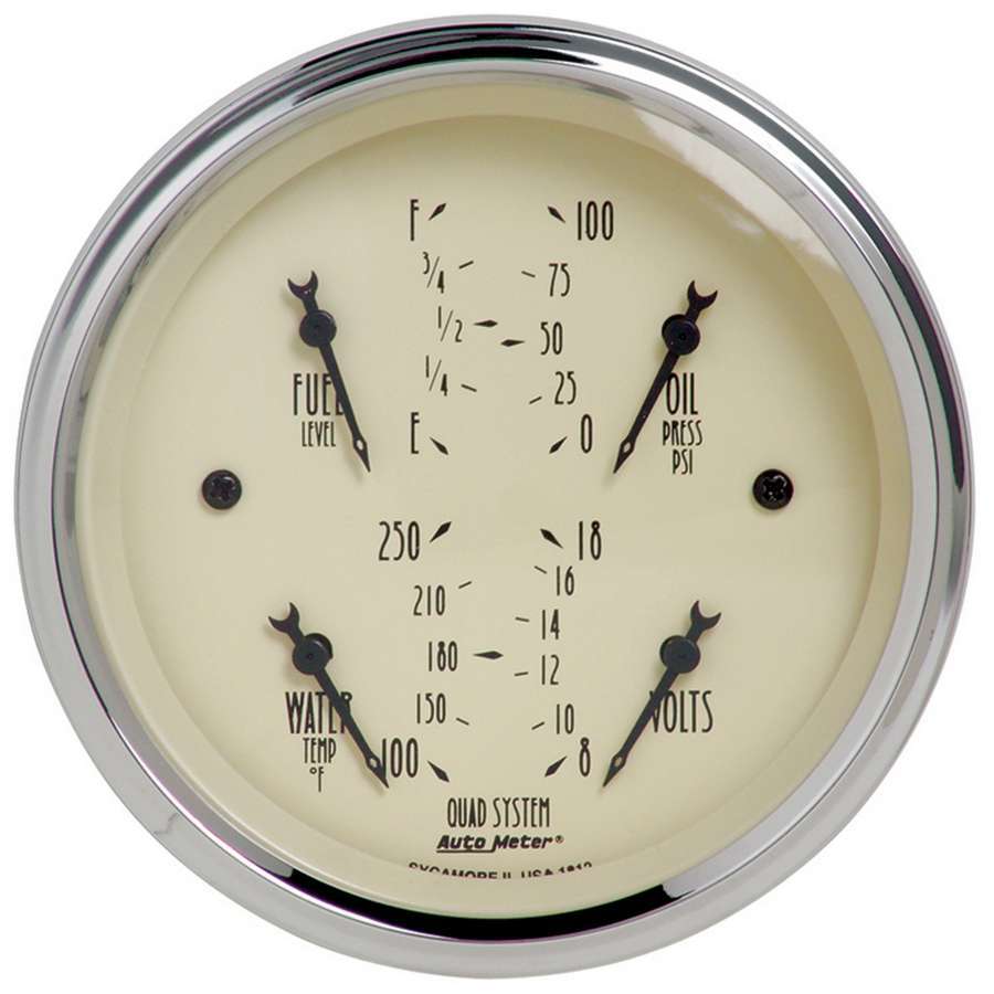 AUTOMETER 1812 - 3-3/8in A/B Quad Gauge  image