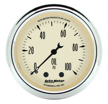 Load image into Gallery viewer, AUTOMETER 1821 - 2-1/16 A/B Oil Pressure Gauge 0-100 PSI image