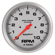 Load image into Gallery viewer, AUTOMETER 200801-33 - 5in U/L Tachometer Gauge 10000 RPM Silver image