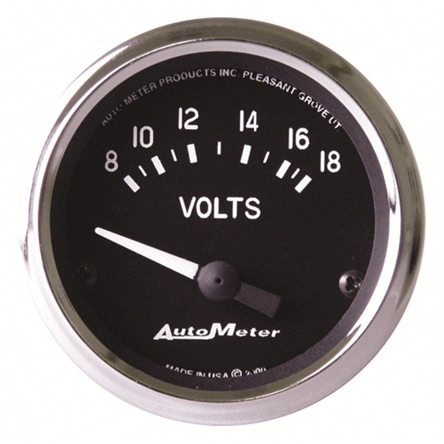 AUTOMETER 201009 - 2-1/16in Cobra Series Voltmeter Gauge image