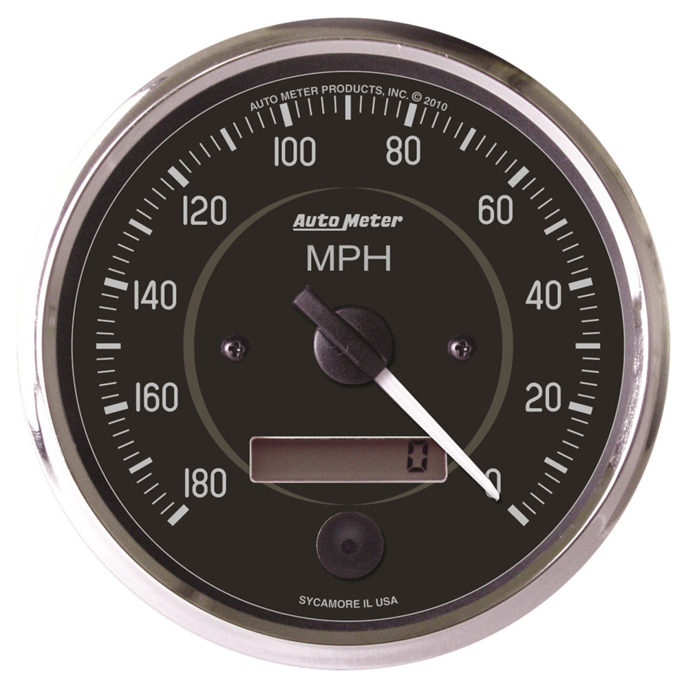 AUTOMETER 201013 - 4in Dia Speedometer 180 MPH Elec Programable image