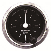 Load image into Gallery viewer, AUTOMETER 201019 - 2-1/16 12-Volt Electric Clock - Black image