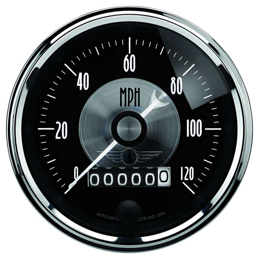 AUTOMETER 2088 - 3-3/8 Speedometer Gauge 120mph Elec Programmable image