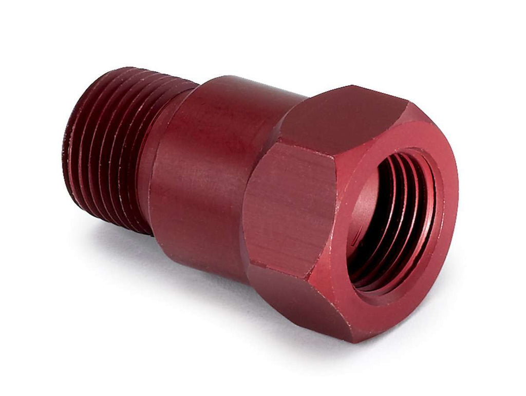 AUTOMETER 2272 - 3/8in Npt Aluminum Temp. Adapter Fitting - Red image