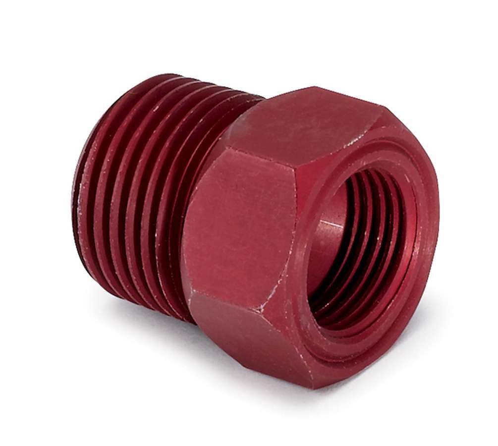 AUTOMETER 2273 - 1/2in NPT Aluminum Temp. Adapter Fitting - Red image