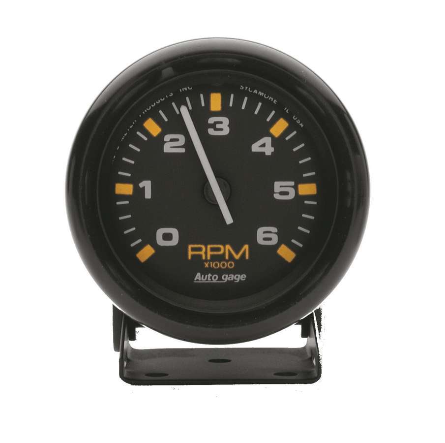 AUTOMETER 2306 - Black Mini-Tach 6 000 Rp  image