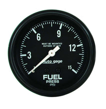 Load image into Gallery viewer, AUTOMETER 2311 - 0-15 Fuel Pressure A/Gag  image