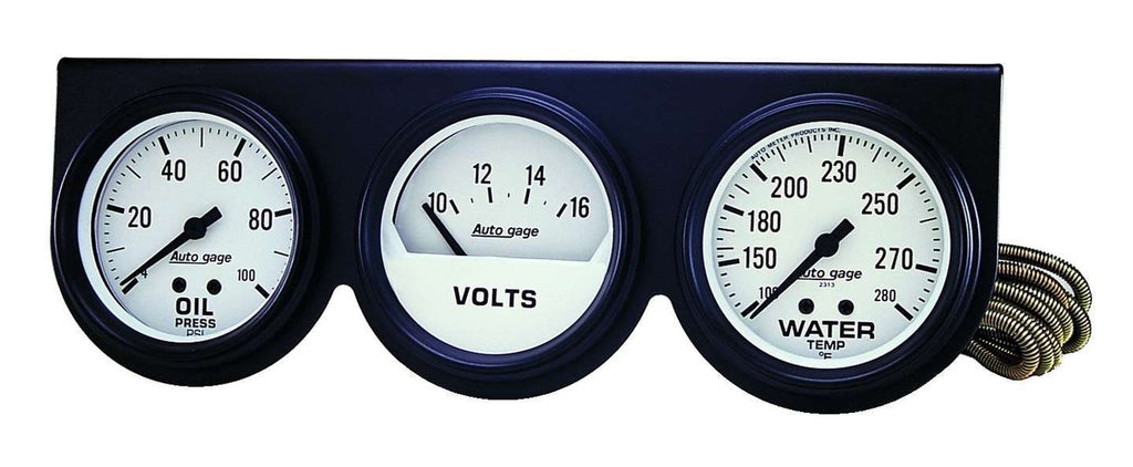 AUTOMETER 2328 - 2-5/8in Oil/Volt/Water Console image