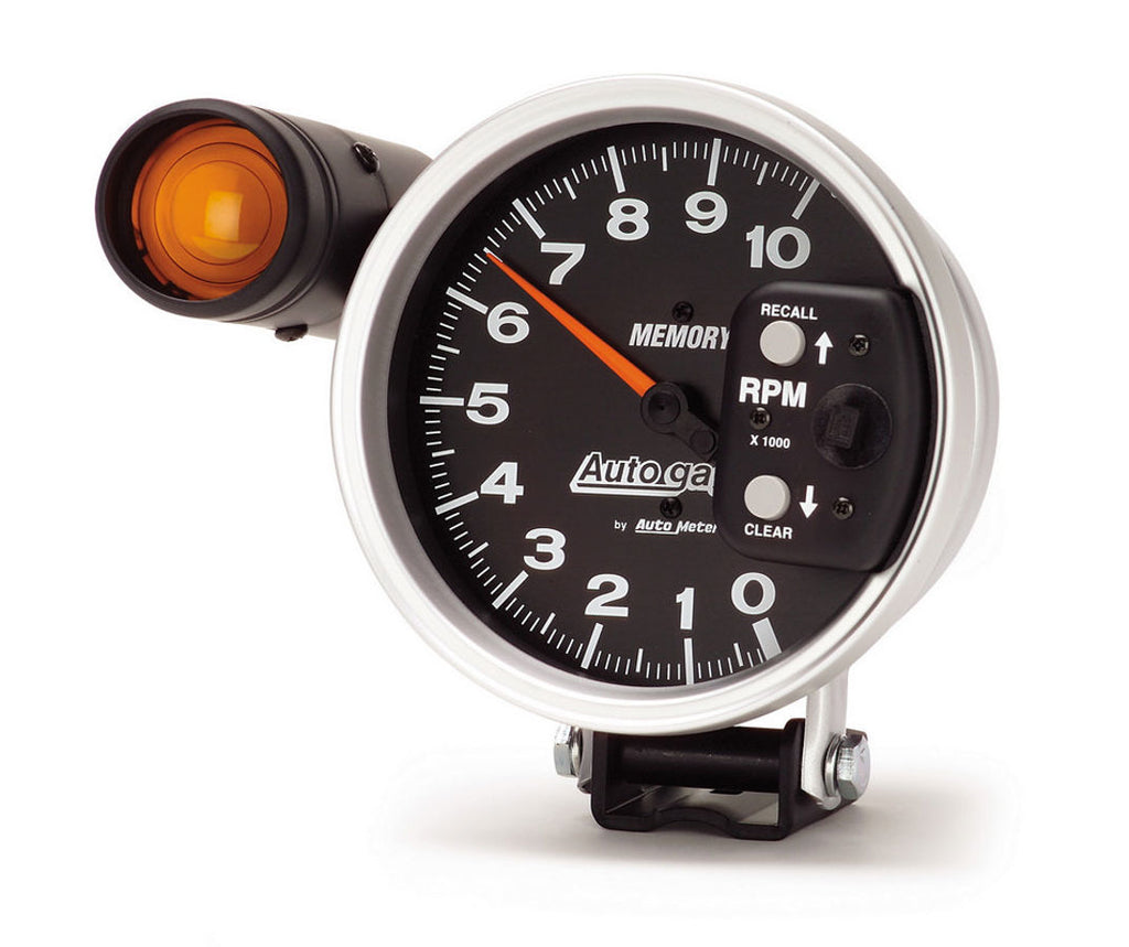 AUTOMETER 233906 - 5in Auto Gage Monster Tach w/Light & Recall image