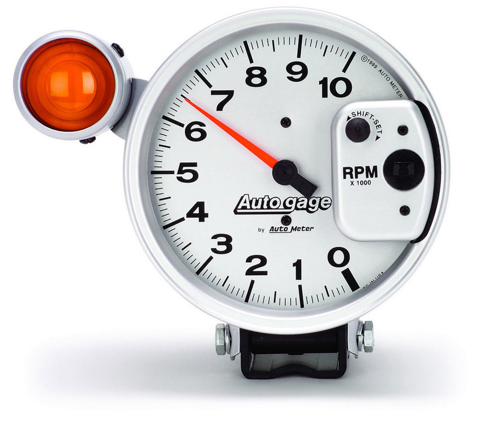 AUTOMETER 233911 - 5in Auto Gauge Tach -10K Silver Face image