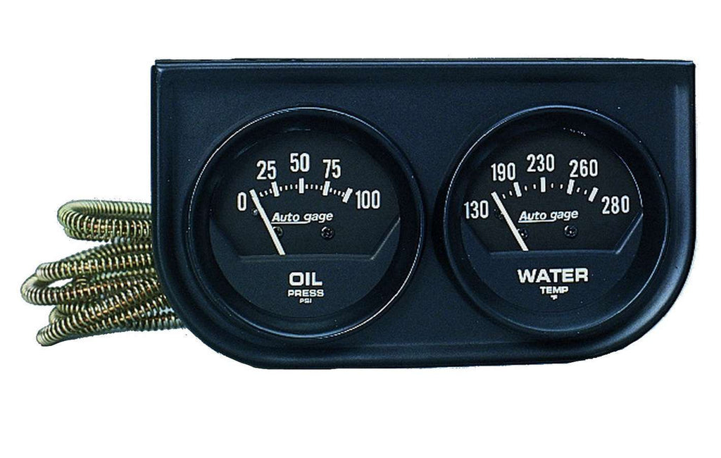 AUTOMETER 2345 - 2in Black Mech. Gauge Panel image