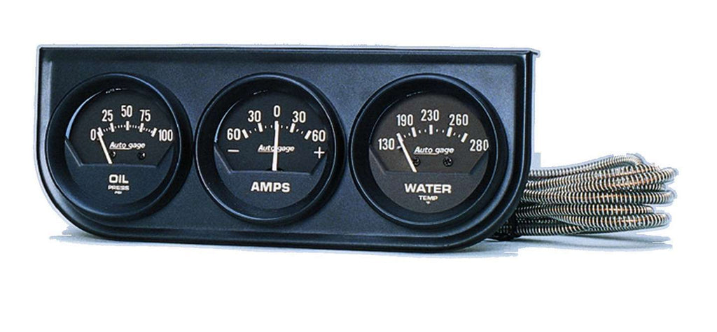 AUTOMETER 2347 - 2in Black Mech.Gauge Pnl  image