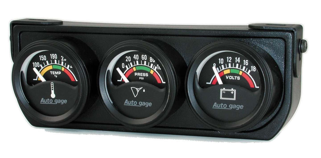 AUTOMETER 2391 - 1-1/2in Blk Elec Gauge Panel image