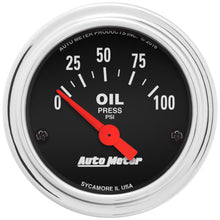 Load image into Gallery viewer, AUTOMETER 2522 - 0-100 Oil Pressure Gauge  image