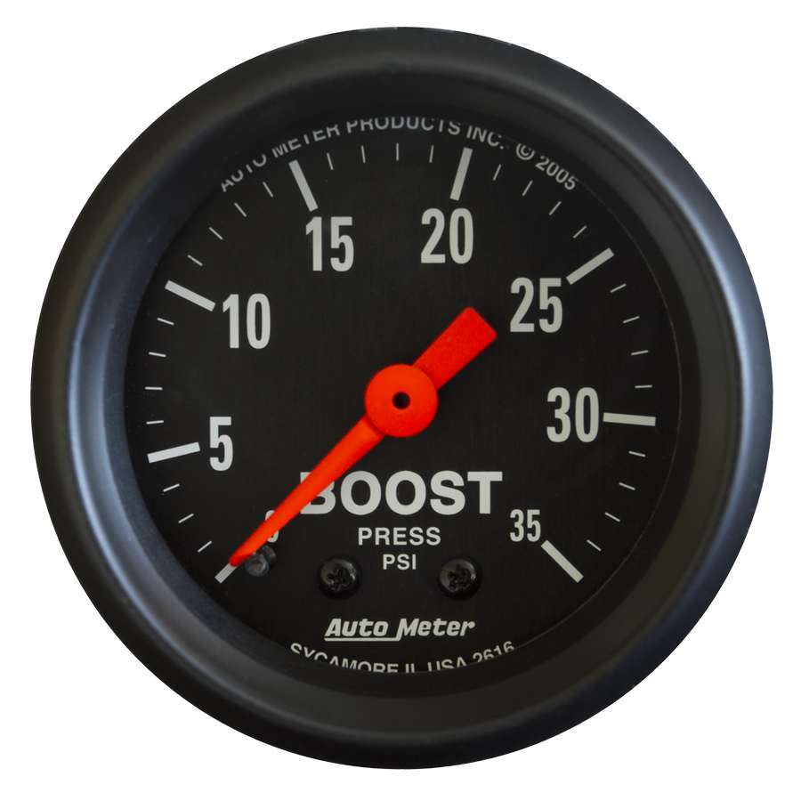 AUTOMETER 2616 - 2-1/16in Z-Series Boost Gauge 0-35psi image