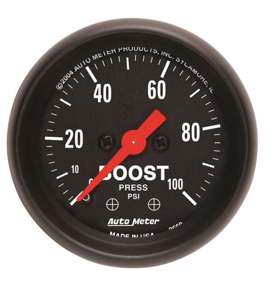 AUTOMETER 2618 - 2-1/16in Z/S Boost Gauge - 0-100psi image