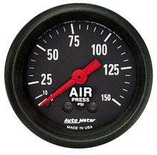 Load image into Gallery viewer, AUTOMETER 2620 - 2-1/16in Z-Series Air Pressure Gauge 0-150psi image