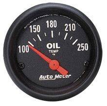 Load image into Gallery viewer, AUTOMETER 2638 - 2-1/16in Z-Series Oil Temp Gauge 100-250 image