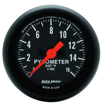 Load image into Gallery viewer, AUTOMETER 2654 - 2-1/16in Z-Series EGT Pyrometer Kit 0-1600 image