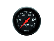 Load image into Gallery viewer, AUTOMETER 2663 - Z-Series 2-1/16in Fuel Pressure Gauge 0-100psi image