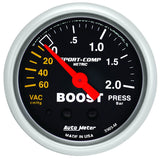 2-1/16in S/C Boost/Vacuum Gauge
