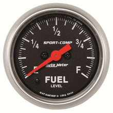 Load image into Gallery viewer, AUTOMETER 3310 - 2-1/16in S/C Fuel Level Gauge image