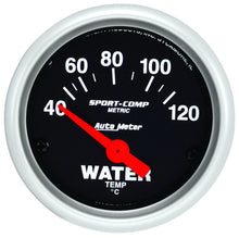 Load image into Gallery viewer, AUTOMETER 3337-M - 2-1/16 Mini Sport Comp Water Temp Gauge -Metric image