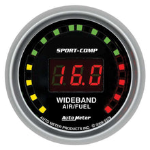Load image into Gallery viewer, AUTOMETER 3379 - 2-1/16 S/C Wide Band Street Air/Fuel Gauge image