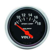 Load image into Gallery viewer, AUTOMETER 3391 - 2in Mini Sport Comp VOLTMETER image