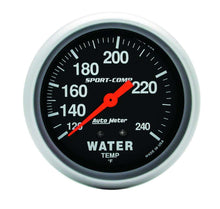 Load image into Gallery viewer, AUTOMETER 3432 - 120-240 Water Temp Gauge  image