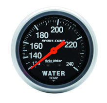 Load image into Gallery viewer, AUTOMETER 3433 - 120-240 Water Temp Gauge  image