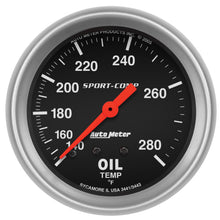 Load image into Gallery viewer, AUTOMETER 3441 - 140-280 Oil Temp Gauge  image